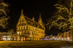 nachtfotografie gouda december stadhuis     