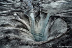 natuurfotografie ijsland gletsjer lavazand en ijs - structuur                       